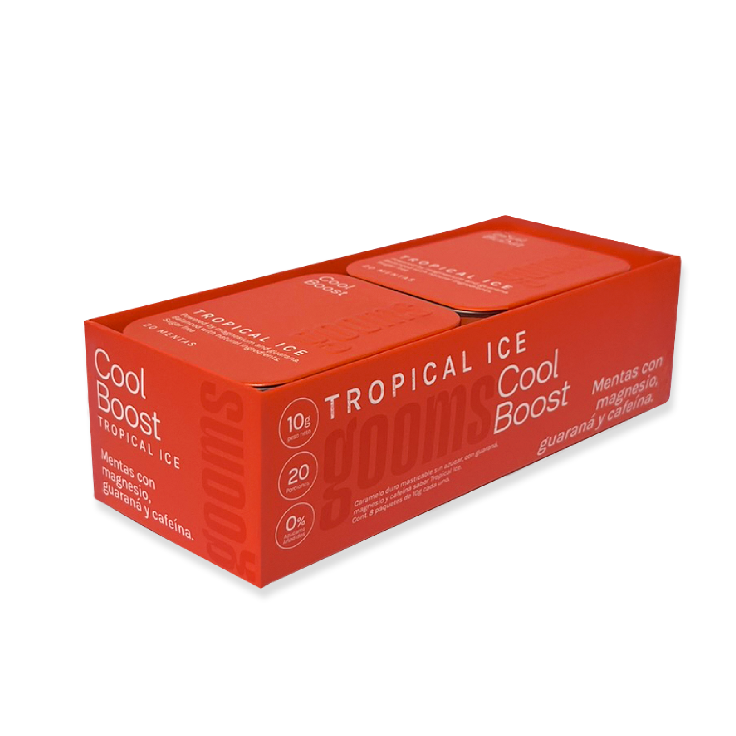 Mentas Cool Boost Tropical Ice – Caja x8